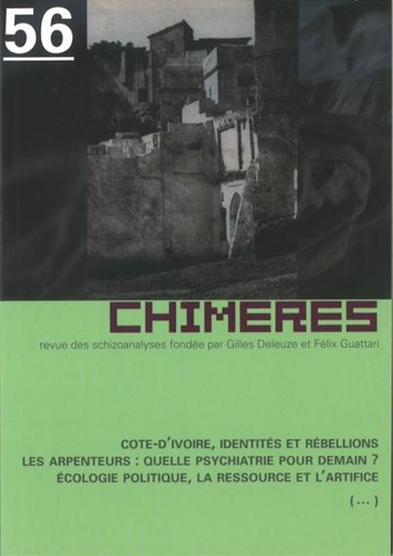  Erès - Chimères N° 56 : .