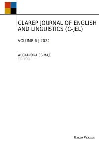 Clarep journal of english and linguistics (C-JEL) Volume 6