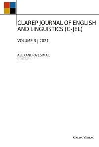 Alexandra Esimaje et  Collectif - Clarep journal of english and linguistics (c-jel) - Vol. 3.