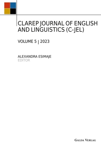 Alexandra Esimaje et  Collectif - Clarep journal of english and linguistics (c-jel) - Vol. 5.