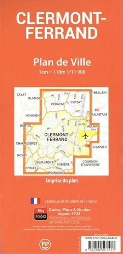 Clermont-Ferrand. 1/11 000