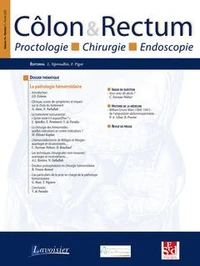 La pathologie hémorroïdaire