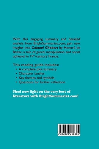 BrightSummaries.com  Colonel Chabert by Honoré de Balzac (Book Analysis). Detailed Summary, Analysis and Reading Guide