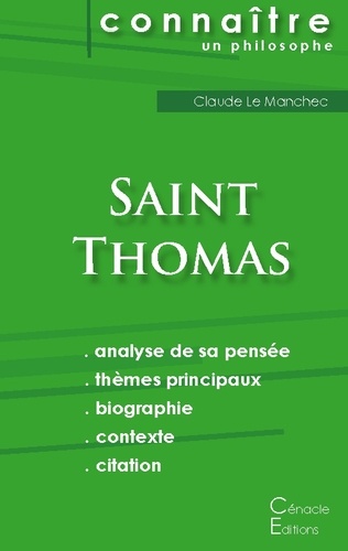  Saint-Thomas - Comprendre Saint Thomas - Analyse complète de sa pensée.