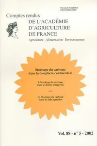 Stockage du carbone dans la biosphère continentale