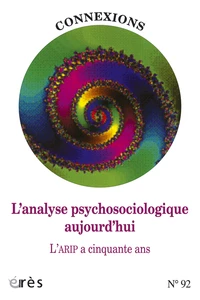 L'analyse psychosociologique aujourd'hui