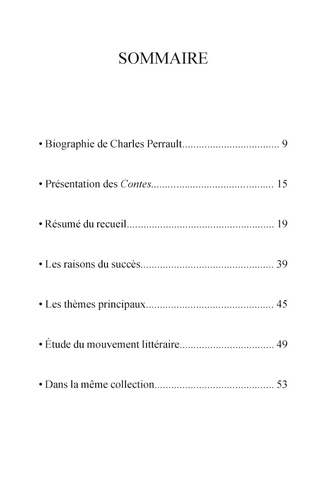 Contes de Charles Perrault (fiche de lecture et analyse complète de l'oeuvre)