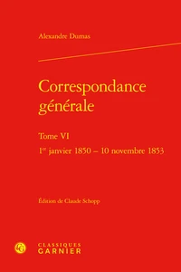Correspondance générale
