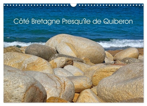 Joël Douillet - CALVENDO Places  : Côté Bretagne Presqu'île de Quiberon (Calendrier mural 2024 DIN A3 vertical), CALVENDO calendrier mensuel - Une île devenue une presqu'île.
