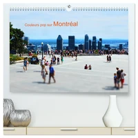 Couleurs pop sur Montréal  (Calendrier mural 2026 DIN A2 vertical) calendrier de bureau