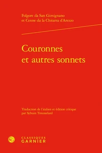 Couronnes et autres sonnets