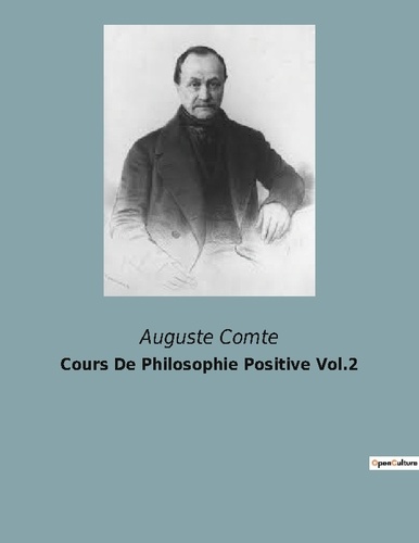 Auguste Comte - Cours De Philosophie Positive Vol.2.