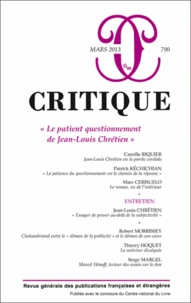 Le patient questionnement de Jean-Louis Chrétien