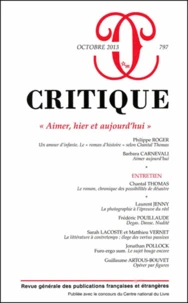 Aimer, hier et aujourd'hui