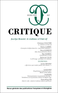 Jocelyn Benoist : le réalisme à l'état vif