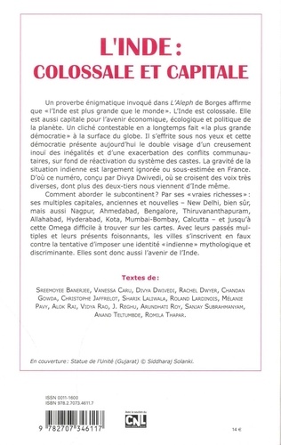 Critique N° 872-873, janvier-février 2020 L'Inde : colossale et capitale