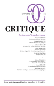 Ecritures de Chantal Akerman