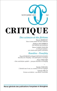 Critique N° 942, novembre 2025