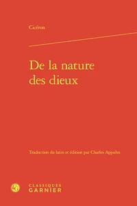 De la nature des dieux