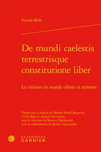 De mundi caelestis terrestrisque constitutione liber