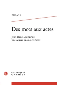 Jean-René Ladmiral : une oeuvre en mouvement