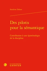 Des pilotis pour la sémantique