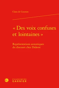 "Des voix confuses et lointaines"