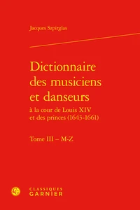 Dictionnaire des musiciens et danseurs