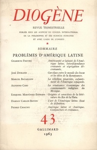  Gallimard - Diogène N° 43 : Problèmes d'Amérique latine.