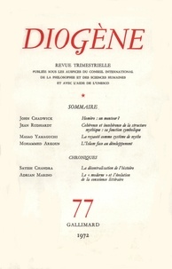  Gallimard - Diogène N° 77 : .