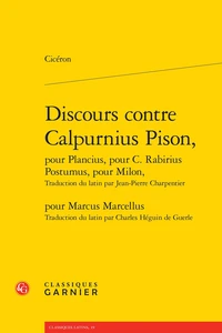 Discours contre Calpurnius Pison, pour Plancius