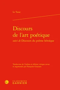 Discours de l'art poétique