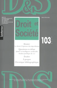 Droit et Société N° 103/2019