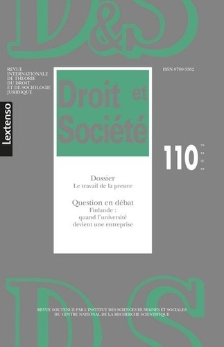 Droit et Société N° 110/2022