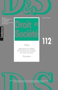 Pierre Brunet et Laurence Dumoulin - Droit et Société N° 112/2022 : .