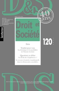 Droit et Société N° 120/2025
