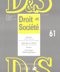 Baudouin Dupret - Droit et Société N° 61/2005 : Droit et expertise dans une perspective praxéologique.