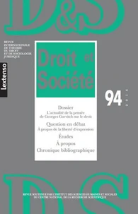 Droit et Société N° 94/2016