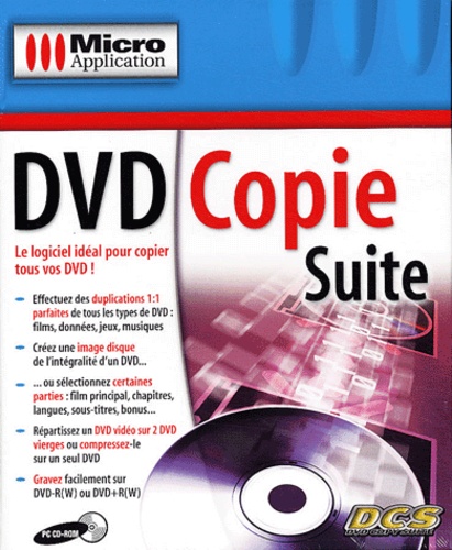  Editions Micro Application - DVD Copie Suite - CD-ROM.