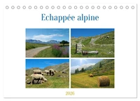 Echappée alpine (Calendrier de bureau 2026 DIN A5 vertical), CALVENDO calendrier mensuel