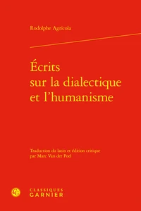 Ecrits sur la dialectique et l'humanisme