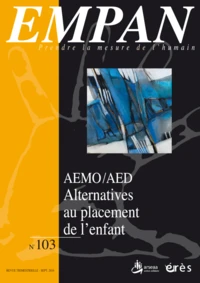 AEMO / AED. Alternatives au placement de l'enfant