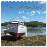 En attendant la marée... (Calendrier mural carré 2026 30x30 cm) Calendrier double avec une page pour vos prises de notes