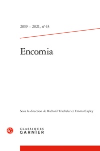 Richard Trachsler et Emma Cayley - Encomia N° 43/2019 - 2021 : .