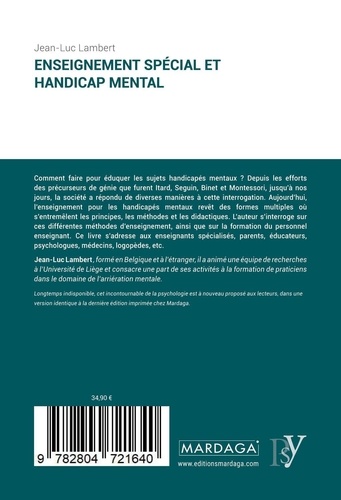 Enseignement spécial et handicap mental 2e édition