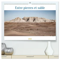 Entre pierres et sable (Calendrier mural 2026 DIN A2 vertical) calendrier de bureau