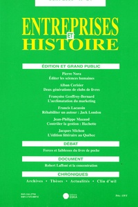 Pierre Nora - Entreprises et Histoire N° 24, Juin 2000 : Edition et grand public.