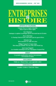  PATRICK FRIDENSON & ALL - Entreprises et Histoire N° 93, décembre 2018 : Sports et tourisme.