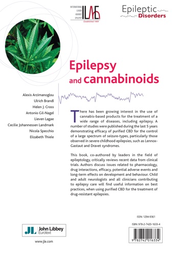Epileptic Disorders  Epilepsy and cannabinoids