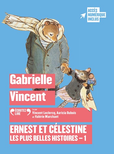 Ernest et Célestine  Les plus belles histoires - 1 -  avec 1 CD audio MP3